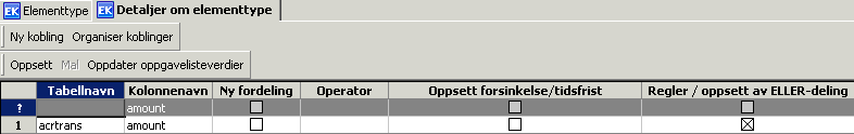 Operator Oppsett forsinkelse/tidsfrist Regler(oppsett av ELLER-deling) Oppgaveliste Rekkefølge Detaljer om post Rekkefølge E-Post Handlingsoversikt, overf.