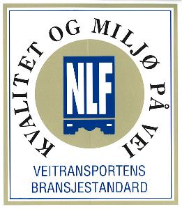 BEKREFTELSE Vi bekrefter herved at Helge Kristoffersen AS har, sammen med Transportsentralen Svanco AS, innført NLFs system Kvalitet og miljø på vei.
