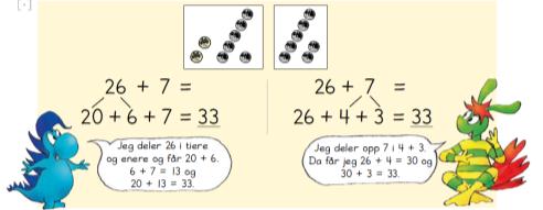 6+6 Tallvenn/Tiervenn Tierne Vite hvilke to tall som til sammen gir tallet Kunne rekkefølgen på tierne, opp og ned 10 = 9+1 = 8+2 7 = 6+1 = 5+2 12, 22, 32, 42, 52, 87, 77, 67, 57, 47, Petter fikk 8