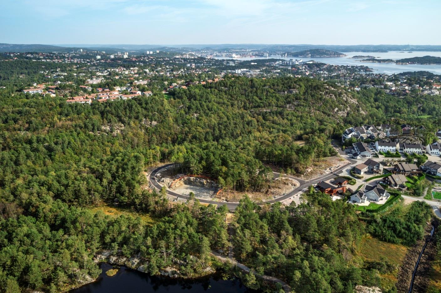 Foto: Anders Martinsen Bråvann platå byggeklare tomter