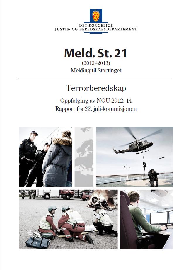 mars 2013: Overordnet strategi for å forebygge