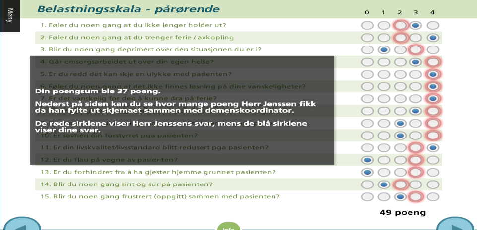 24 Eksempler på kartleggingsskjema Kognitiv svikt Mini Mental Status Evaluering (MMSE-NR) Klokketesten Trial Making Test (TMT a og b) Farge-ord-test Kims spill (Mnemoteknikk minneteknikk hukommelse)