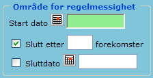 Dersom man fyller ut feltene, og eventuelt huker av for retur, kommer det opp et felt til: I feltet for returtidspunktet kan det legges inn timer og minutter etter behandlingstiden.