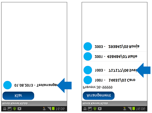 5/11 Registrering av data Etter velykket henting av data klikk på Arrangement Velg arrangement i listen og