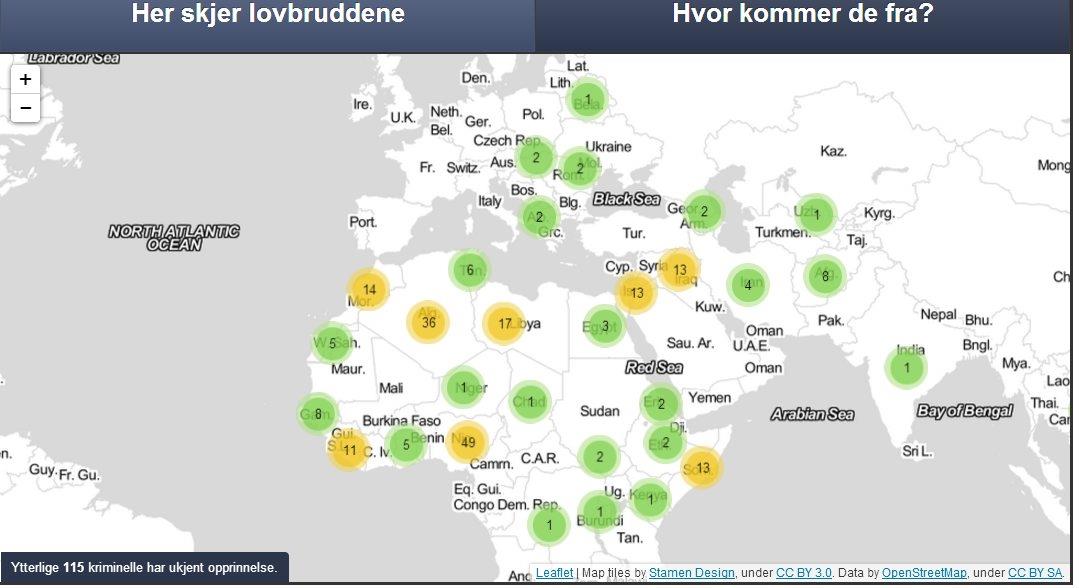 Aftenposten har kartlagt 352 dommer fra 2011 til august 2013 mot personer som har søkt asyl i Norge, og i mellomtiden blir dømt for ulike typer kriminalitet.