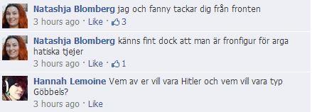 Før dette, i begynnelsen av 1990-tallet, var hun «hårdrockare», og ser tilbake: «shit, vilka tuffa regler man hade att förhålla sig til» i samme post.