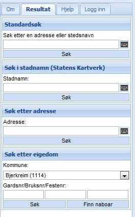 (Klikk på Slett for å fjerne søketeksten) Trykk på globusen for å zoome inn på stasjonen. Kryss av for å generere buffer se kapittel 7.