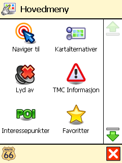 Flytte rundt i menyene Bruk disse knappene til å flytte deg gjennom produktet: Knapp Handling Gå til neste skjermbilde eller bekreft valget gjort på det gjeldende skjermbildet.