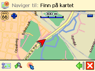 Finn et punkt på kartet og naviger til det La oss si at du er på ferie i et område du besøkte i fjor.