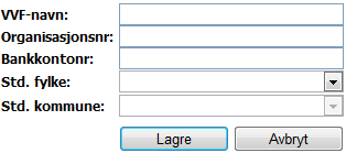 Oppe til høyre vises den totale veglenden for VVFen, sammen med antall veger og interessenter som tilhører VVFen. Midt på siden kan man se hvem som er formann og oppsynsmann for VVFen.