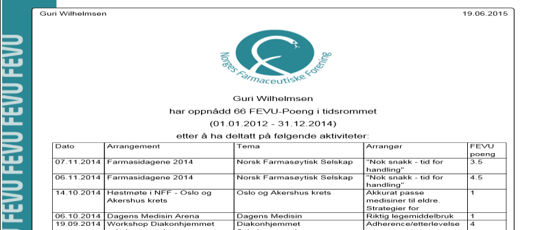 FEVU-godkjente arrangement medlemmet har deltatt på. Nyoppussede lokaler I løpet av sommeren har foreningens lokaler blitt pusset opp og utvidet.