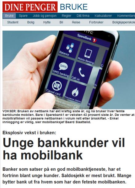 SpareBank 1 app hvert 62 sek 1 sek