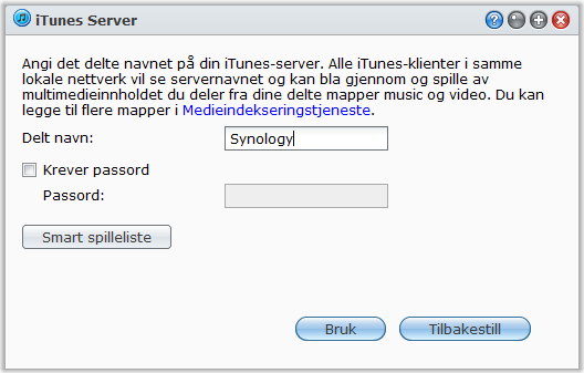 Slik fjerner du mappe(r) fra listen over indekserte mapper: Brukerveiledning for Synology DiskStation 1 Velg mappen(e) i mappelisten, og klikk deretter på Slett.