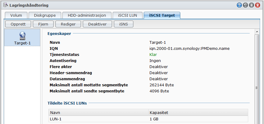 For å ekspandere et volum eller en diskgruppe ved å legge til disker: 1 Installer en ny harddisk for Synology DiskStation. 2 Velg volumet eller diskgruppen du ønsker å ekspandere.