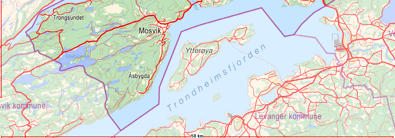 1.1. Presentasjon av 1756 Inderøy. Kilde: Inderoy.kommune.no/kart 1.1.1. Areal. 1756 Inderøy Landareal 364000 da 1.1.2. Befolkning.
