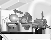 186 Pleie av bilen 3. Fjern lyspæren fra sokkelen, og skift den ut. 4. Sett lyspæreholderen i reflektoren. Sett på dekselet, og skru det med urviseren. Blinklys foran 2.