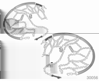 204 Pleie av bilen Minste tillatte mønsterdybde (1,6 mm) er nådd når slitebanen er slitt ned til en slitasjeindikator (TWI = Tread Wear Indicator). Plasseringen er angitt av merker i dekksiden.