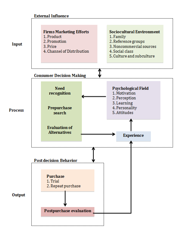 external factors often referred to as marketing efforts and socio-cultural influence (Kanuk &