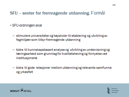 endringer, må det nedsettes en sakkyndig komite for å revidere kriteriene. Forhåndssignalene vi har fått tyder imidlertid ikke på at det vil bli behov for omfattende endring.