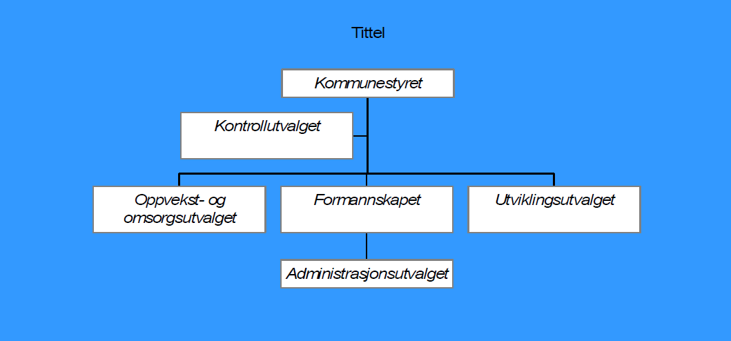 2. Generell informasjon 2.1 Politisk organisering 2.