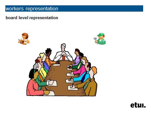 Transparent 11: Arbeidstakere i bedriftsforsamlinger eller kontrollorganer I noen representasjonssystemer har arbeidstakere muligheten til å influere foretakenes eller konsernenes strategiske