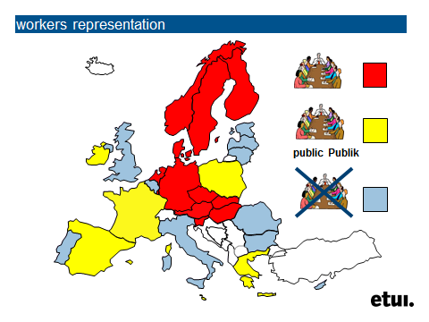 Transparent 10: Ledelse av de lokale samarbeidsutvalgene og fagforeningsrepresentasjonene Mens det fins forskjeller med hensyn til ledelse av samarbeidsutvalg eller deres tilsvarende