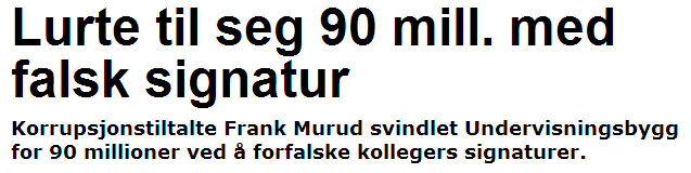 Slutt på