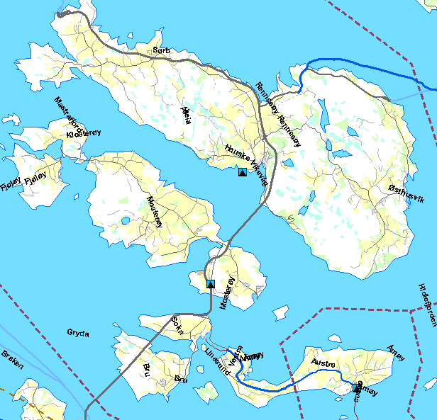 IVARs vannforsyning til Rennesøy kommune er basert på Stavanger kommune sitt ledningsnett fra Tjensvollbassenget via Tasta over til Hundvåg.