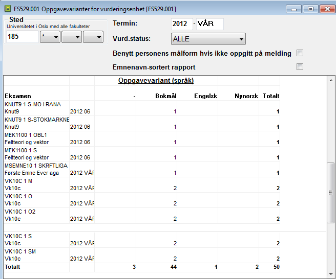 4. Planlegge eksamen - 34-4.1 Oppgaver, oppgavevarianter Oppgavevariant er kombinasjonen av målform og medium.