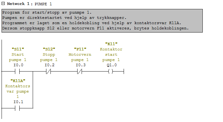 I de fleste tilfeller vil et PLS-program bli lest av flere personer.