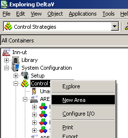 7 Opplæring Figur 7-3 Exploring DeltaV. Nedlasting av Inn-Ut database til hardware modulene. En boks merket «Confirm Total Download» dukker opp, trykk «Yes» på denne. Databasen er nå lastet ned.