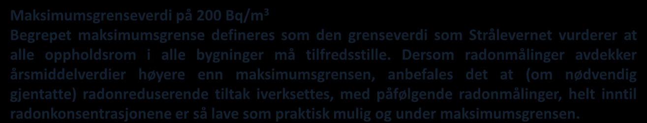 Strålevernets nye anbefalinger for radon 2 Strålevernet publiserte sine nye anbefalinger for radon 11.09.