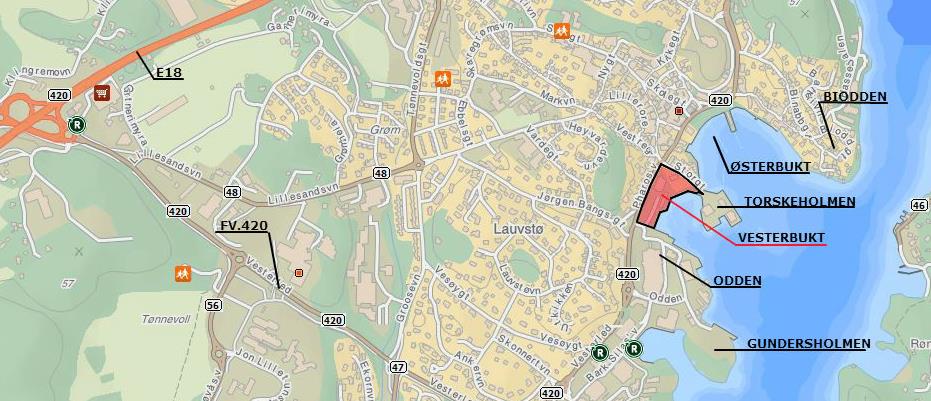 8 Risiko- og sårbarhetsanalyse (ROS) for detaljreguleringsplan for Vesterbukt 1 Innledning I forbindelse med utarbeidelse av detaljregulering for Vesterbukt i Grimstad kommune, er det utarbeidet en