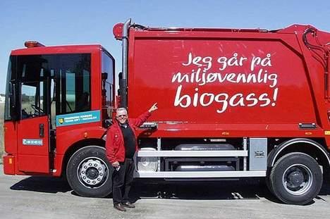 Buss og bil på