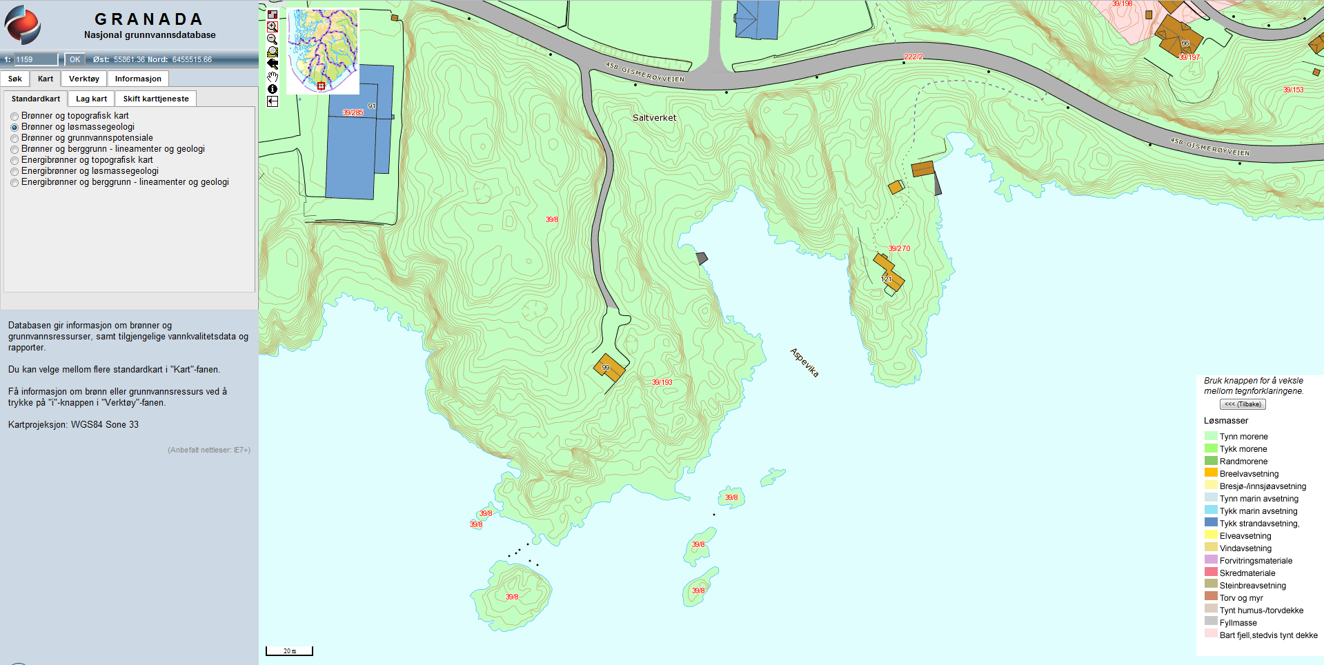 Vedlegg 3 Kart fra NGU over