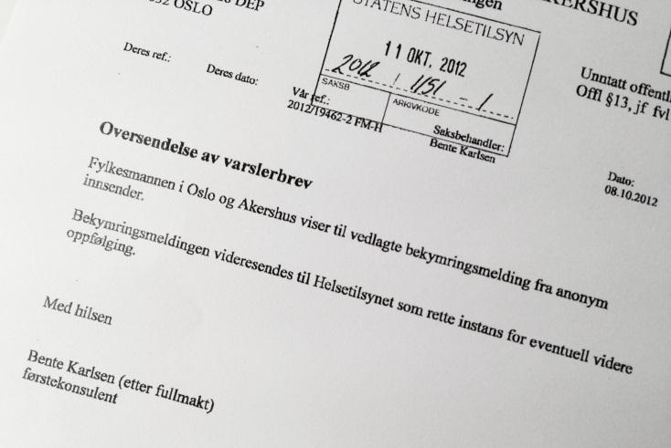 Siden vi allerede hadde alle dokumentene i saken, i tillegg til mye informasjon fra blant annet operasjonsbeskrivelser og andre kilder, hadde vi allerede fått gjort de fleste intervjuene vi trengte