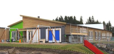Prefabrikert elementhus i Norge Barnehage 3000 m² prefabrikerte elementer