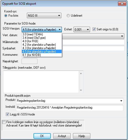 Import/Eksport Applikasjonslagslag import/eksport Konvertering (Import/Eksport-muligheter fra applikasjonslag) er nå bygget om som en 64Bit-applikasjon.