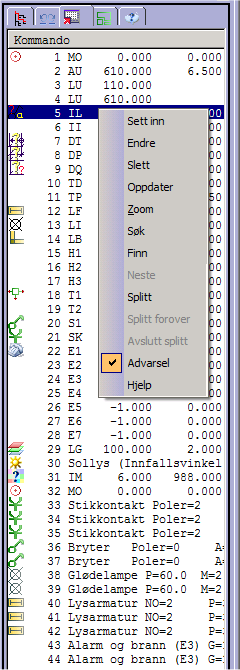 16.12.2008 14 Konseptet Det som skal behandles i listefeltet markeres med venstre musetast. Klikk så på høyre musetast og tilhørende hurtigmeny blir aktivert.