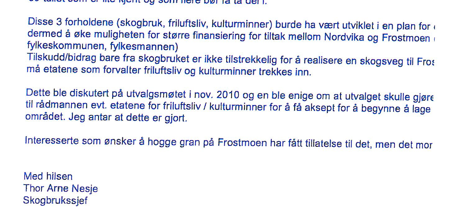 Referat fra møte vedrørende