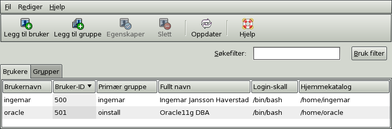 97 5. Create Oracle user and groups [root@demo ~]# groupadd oinstall [root@demo ~]# groupadd dba [root@demo ~]# groupadd oper [root@demo ~]# groupadd asm [root@demo ~]# useradd g oinstall G