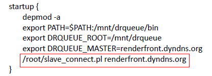 I filsystemet for mesternoden installerte vi NFS-user-server. Vi installerte deretter DrQueue i mntmappen, som er mappen mesternoden senere vil dele med slavenodene.