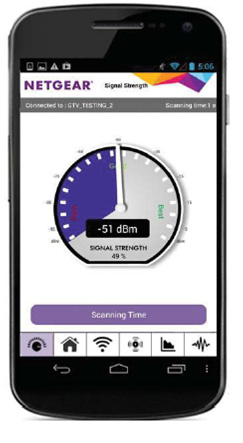 Optimalisere WiFi NETGEAR WiFi Analytics-appen gir detaljert informasjon, slik at du kan optimalisere WiFi-hjemmenettverket ditt.