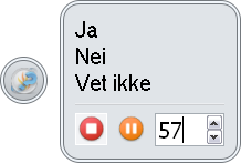 ExpressPoll Med ExpressPoll kan du stille spørsmål når som helst, og få svar fra alle elevene.