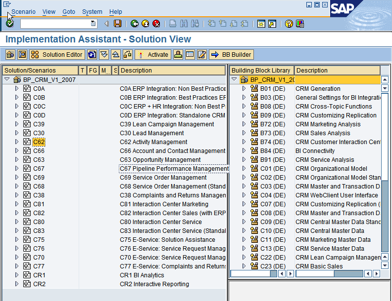 RASK IMPLEMENTING med Solution Builder Forenklet metode for å aktivere SAP Best Practices DEF.