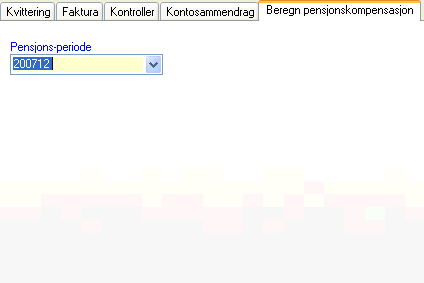 Kontosammendrag danner rapport. Pensjonskompensasjon For ansatte som er ute i ulønnet hel eller delvis permisjon skal det genereres en korreksjon av utbetalt / manglende utbetalt pensjonskompensasjon.