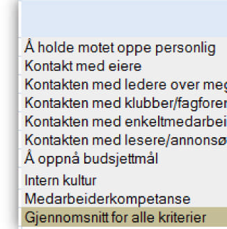 Her ser vi tilsvarende tabell fra slutten av prosjektperioden: FIGUR 9: OVERSIKT OVER KREVENDE ENDE FAKTORER I JOBB JOB - PROSJEKTSLUTT Vi ser at det også her er spredning over hele skalaen på