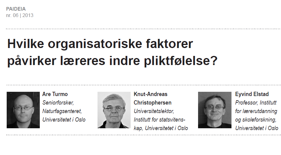 Paideia:Tidsskrift for