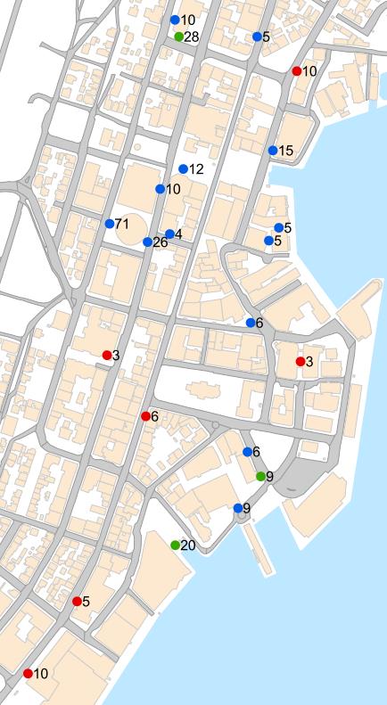 Sykkelparkering er viktig for handelen Tilgjengelighet til sikker sykkelparkering i direkte nærhet til butikkene er en viktig forutsetning for å øke antallet syklister i sentrum (Transalt, 2012).