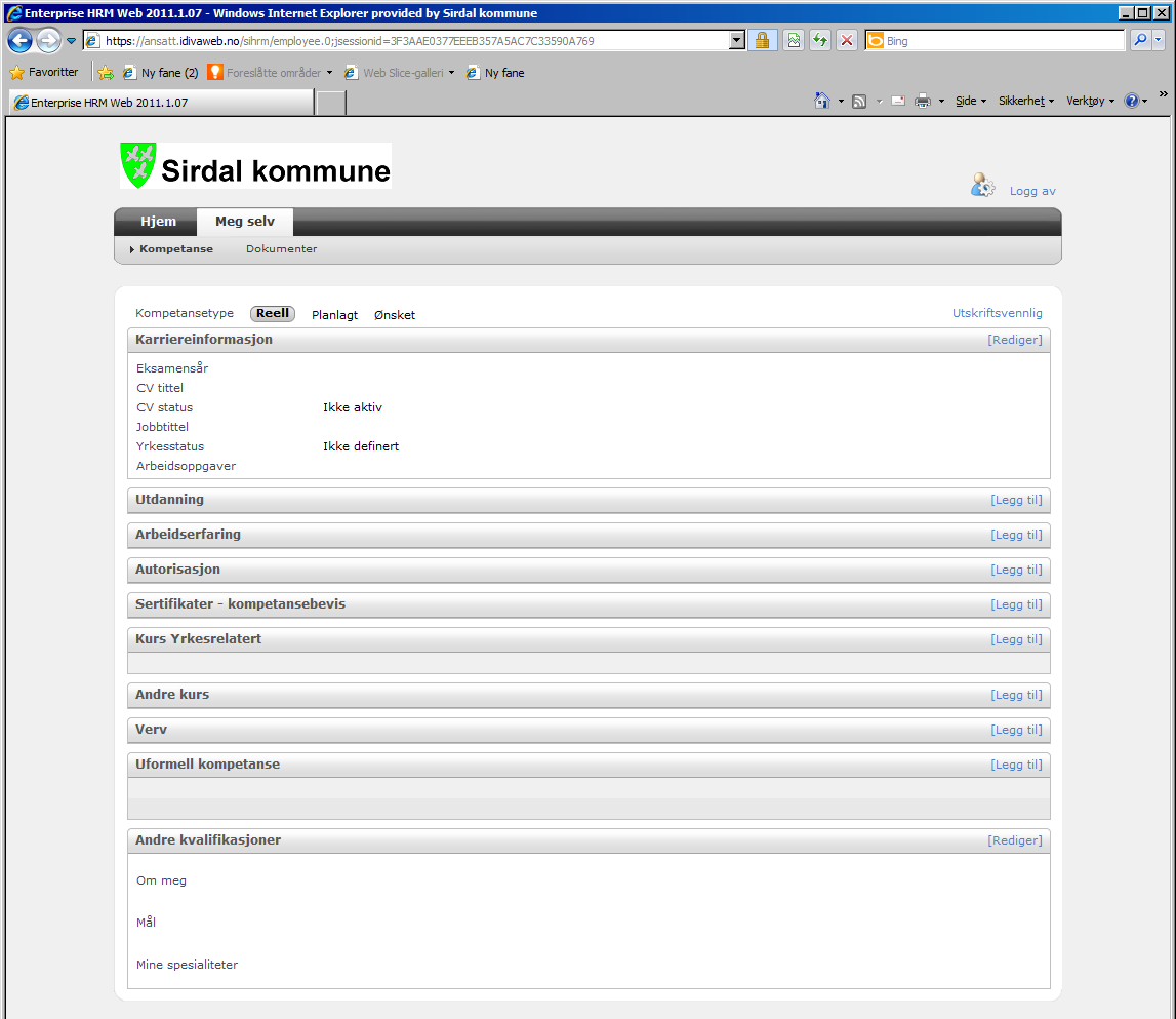 3. Praktisk veiledning for kompetanseregistrering 3.1.